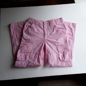 Pink cargo pants